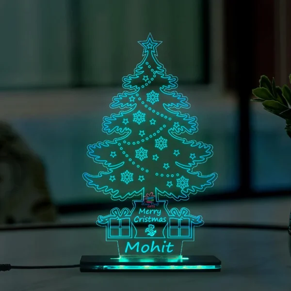 MERRY CHRISTMAS TREE WITH NAME