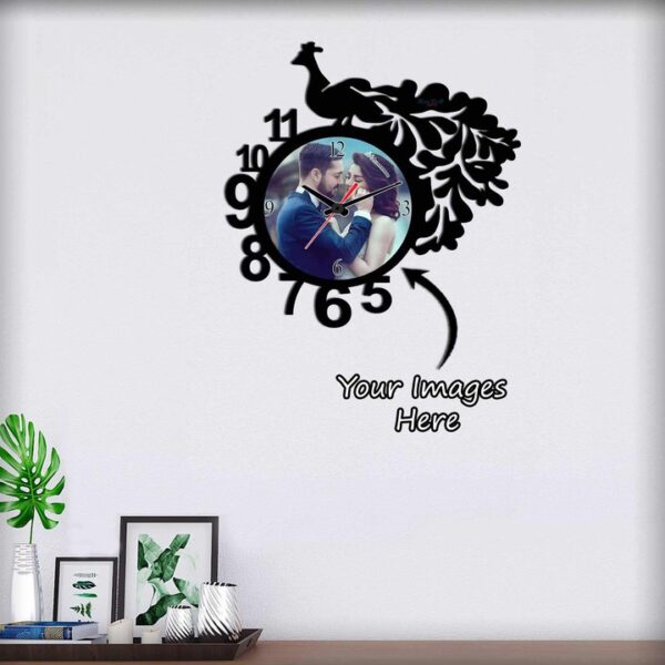 Peacock Frame Clock