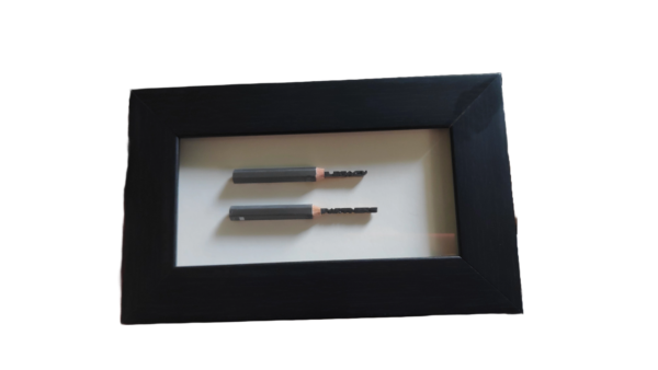 Twin Pencil Engraving Frame - Personalized Gift